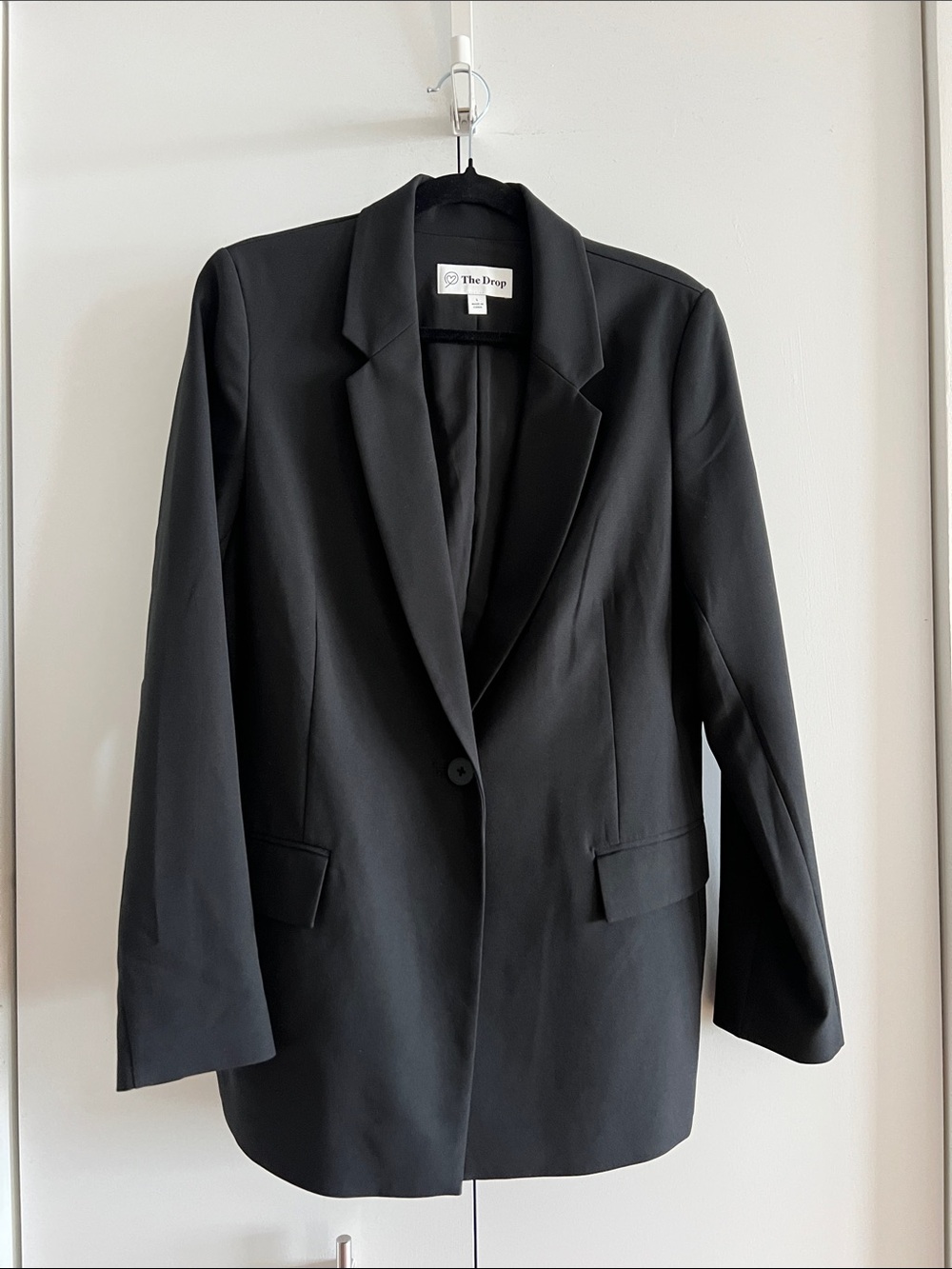 The Drop Women's Blake Long Blazer Size L